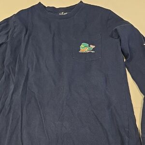 Vineyard Vines Blue Long Sleeve Kids Tee